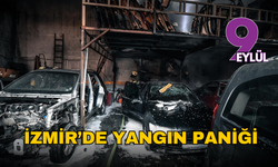 İzmir’de yangın paniği: Buca’da oto tamirci deposu alev alev yandı
