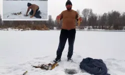 Türkiye'nin en uzun nehri dondu