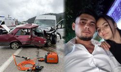 Kahreden kaza: Genç çift hayatını kaybetti