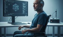 Bilgisayarı düşünerek kontrol etti