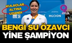 Kulaçları altına uzandı: Bengisu Avcı Abu Dabi’de dünyanın zirvesine çıktı