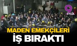 İzmir Kınık'ta maden emekçilerinden eylem: İş bıraktılar