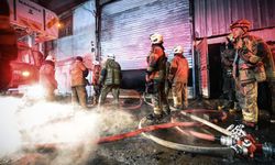 Buca’da mobilya atölyesinde yangın alarmı!