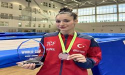 Trampolin cimnastikte İzmir gururu: Dünya Kupası’ndan iki madalya
