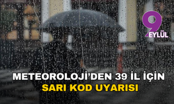 Meteoroloji’den 39 il için sarı kod uyarısı: Fırtına, sağanak ve çığ riski kapıda
