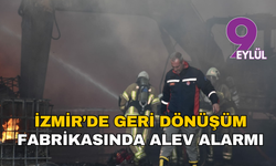 Torbalı’da geri dönüşüm fabrikasında yangın: Siyah duman ilçenin birçok noktasından görüldü