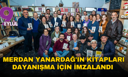 Merdan Yanardağ'ın kitapları dayanışma için imzalandı