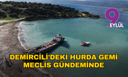 Demircili’deki hurda gemi Meclis gündeminde