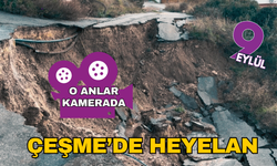 İzmir'de yağış toprağı hareketlendirdi, Çeşme'de küçük çaplı heyelan