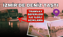 İzmir'de deniz taştı! Seferler iptal