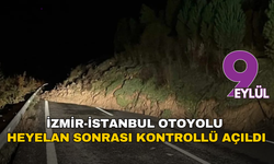 İzmir-İstanbul otoyolunda heyelan paniği: Ulaşım tek şeritten veriliyor