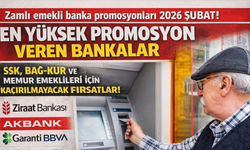 Zamlı emekli banka promosyon kampanyaları 2026 Şubat! En yüksek promosyon veren bankalar