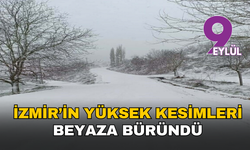 İzmir’in yüksek kesimleri beyaza büründü: Bozdağ, Tire ve Kemalpaşa’da kar sürprizi