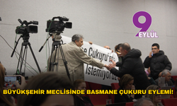 Büyükşehir’de Basmane Çukuru eylemi!