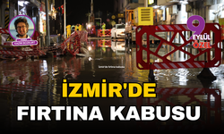 İzmir'de fırtına kabusu: Saatte 137 kilometre