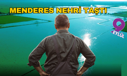 Menderes nehri taştı