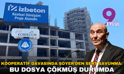 Kooperatif davasında Soyer’den sert savunma: Bu dosya çökmüş durumda
