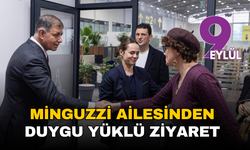 Minguzzi ailesinden Başkan Tugay'a duygu yüklü ziyaret