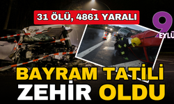 Bayram tatili trafik kazaları bilançosu: 31 kişi yaşamını yitirdi 4 bin 861 kişi yaralandı