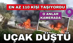 110 kişiyi taşıyan uçak düştü
