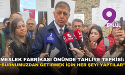 Meslek Fabrikası önünde tahliye tepkisi: “Burnumuzdan getirmek için her şeyi yaptılar”