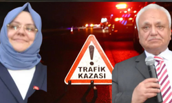 Eski bakanlar trafik kazasında yaralandı