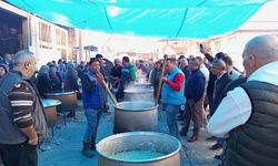 Aydın'da geleneksel keşkek hayrı 20 bin kişiye ulaştı