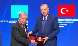 Guterres'e Atatürk Uluslararası Barış Ödülü