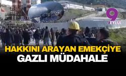 Hakkını arayan emekçiye gazlı müdahale