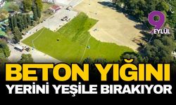 Beton yığını yerini yeşile bırakıyor
