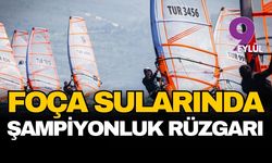 Foça sularında şampiyonluk rüzgarı