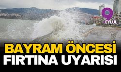 Ege Denizi'nde fırtına alarmı