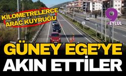 Mavi sulara büyük göç: Tatilciler Muğla girişinde kilometrelerce kuyruk oluşturdu