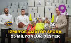 İzmir’de amatör spora 25 milyonluk destek: 282 kulübe malzeme ve nakdi yardım