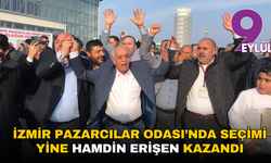 İzmir Pazarcılar Odası’nda seçimi yine Hamdin Erişen kazandı