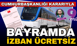 Ramazan Bayramı'nda İZBAN ücretsiz
