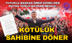 Başkan Ömer Günel’den duygu yüklü bayram mesajı