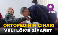 Başkan Tugay, ortopedinin çınarı Veli Lök’ü ziyaret etti