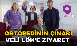 Başkan Tugay, ortopedinin çınarı Veli Lök’ü ziyaret etti