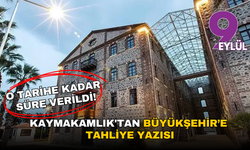 Meslek Fabrikası’na Kaymakamlık'tan tahliye yazısı: Büyükşehir’e o güne kadar süre verildi