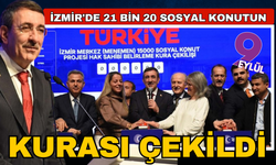 İzmir'de 21 bin 20 sosyal konutun kura çekimi gerçekleştirildi