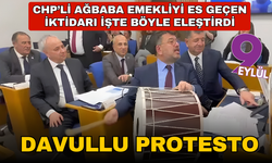 Meclis'te davullu protesto: Bu sesi duyun