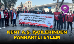 Kent AŞ işçilerinden pankartlı eylem: Karşıyaka Çarşı’da yürüdüler