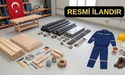 Karaburun Belediyesi marangoz malzemesi alacak