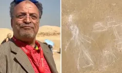 Tur rehberi Mısır'da 4 bin yıllık piramide çöp adam ve kadın çizdi; Hapis cezası alabilir