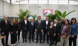 Sakin Şehir zirvesi öncesi Başkan Tugay’a ziyaret