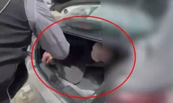 Firari hükümlü, arabanın bagajında yakalandı