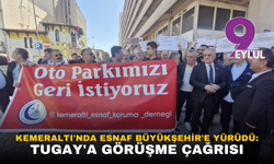 Kemeraltı'nda esnaf Büyükşehir'e yürüdü: Tugay'a görüşme çağrısı