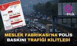 Meslek Fabrikası'na polis müdahalesi İzmir'de trafiği kilitledi