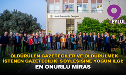 'Öldürülen Gazeteciler ve Öldürülmek İstenen Gazetecilik' söyleşisine yoğun ilgi: En onurlu miras